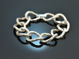 Around 1975! Chic link bracelet silver 835