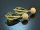 Spring morning! Beautiful drop earrings lemon citrine silver 925 gold-plated