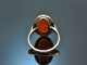 Um 1950! Klassischer Wappen Siegel Ring mit Karneol Gold 333