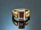 Around 1995! Beautiful vintage ring with amethyst gold 585