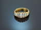 Um 1910! Sch&ouml;ner Opal Ring mit Diamanten aus Gold 750