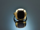 Um 1965! Sch&ouml;ner ungetragener Wappen Siegel Ring mit Onyx Gold 333