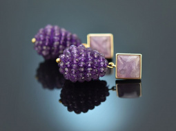 Lovely Lavender! Drop earrings in amethyst silver 925...
