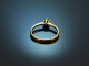 Klassischer Saphir Ring aus Gold 750