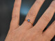 Classic sapphire ring made of 750 gold