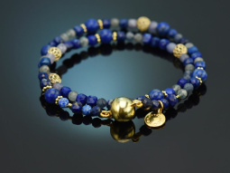 Deep Blue! Ausgefallene Armb&auml;nder aus Lapislazuli,...