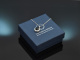 Wonderful necklace with blue tourmaline and diamonds in 585 white gold