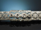 Hanns Rothm&uuml;ller Munich around 1950! Brooch with diamonds in 750 white gold