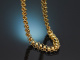 Silesia around 1870! Handcrafted historical necklace made of 14k gold.