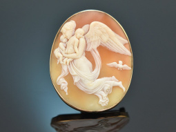 Around 1880! Cameo brooch after Thorvaldsen &quot;The...