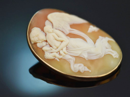 Around 1880! Cameo brooch after Thorvaldsen &quot;The...