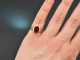 Around 1905! Beautiful historical ladies signet ring with carnelian in rose gold 585