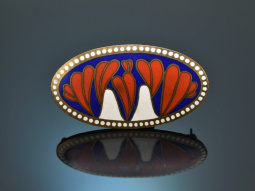 Wiener Werkst&auml;tte around 1908! Signed brooch with...