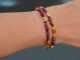 Color Blocking! Fancy Armband Granat Karneol Rubin Citrin Silber 925 vergoldet