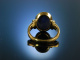 Massiver Ring Gold 750 Lapislazuli um 1996 