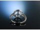 Peace! Ring Wei&szlig; Gold 750 Brillanten 0,3 ct Diamond