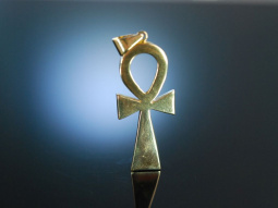 Anch Symbol Lebensschleife &Auml;gyptisches Kreuz Gold...