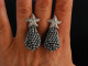 Shiny Seastars! Seestern Ohrringe Silber 925 graue Zuchtperlen