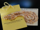 Kennedy Style! Fantastisches Zuchtperlen Collier ros&eacute; 3 reihig Gold 585 Pearl Necklace