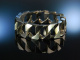 Massive Seventies! Sensationelles Armband Silber 800 heavy bracelet 94 Gramm