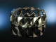 Massive Seventies! Sensationelles Armband Silber 800 heavy bracelet 94 Gramm