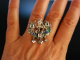 Renaissance Revival! Wiener Historismus Brosche um 1870 Silber Diamanten Smaragde Email
