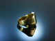 Klassisch! Familien Wappen Siegel Ring Gold 333 Onyx ungraviert