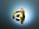M&uuml;nchen um 1950! Goldschmiede Ring Gold 750 Rubin Diamanten