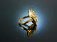 M&uuml;nchen um 1950! Goldschmiede Ring Gold 750 feinste Rubine Diamant