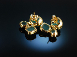 Smart  Colours! Schicke Ohrringe Silber 925 vergoldet...
