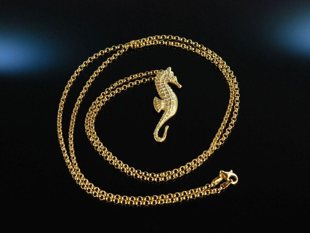 Sweet Seahorse! Seepferdchen Anhänger mit Kette ver, 189,00 € 925 langer Silber