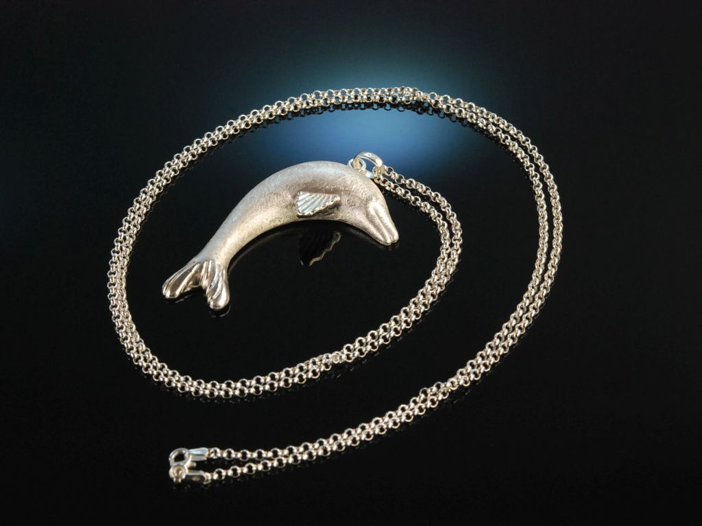 Happy Dolphin! mit 169,00 € 925, Kette Sterlingsilber Anhänger Delphin