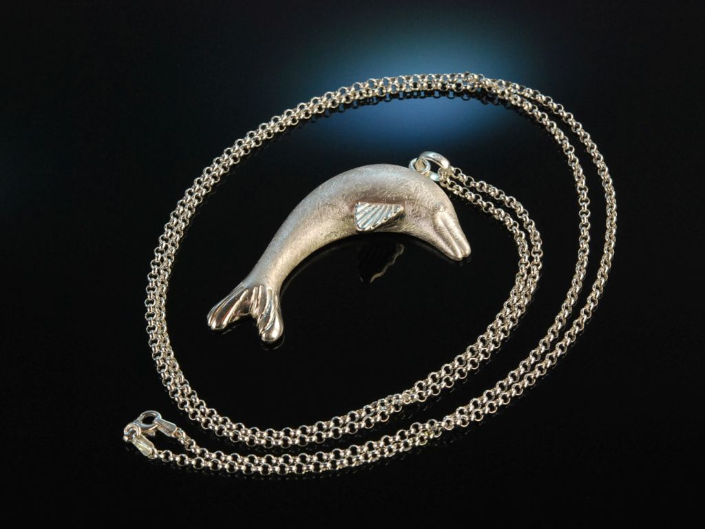 Happy Dolphin! Delphin 925, Kette 169,00 € Sterlingsilber mit Anhänger
