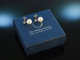 Classy Pearls and Diamonds! Wundervolle Ohrringe Wei&szlig;gold 750 Akoya Zucht Perlen Diamanten