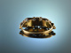 Um 1900! Zarter historischer Ring Opale Turmaline Gold 585